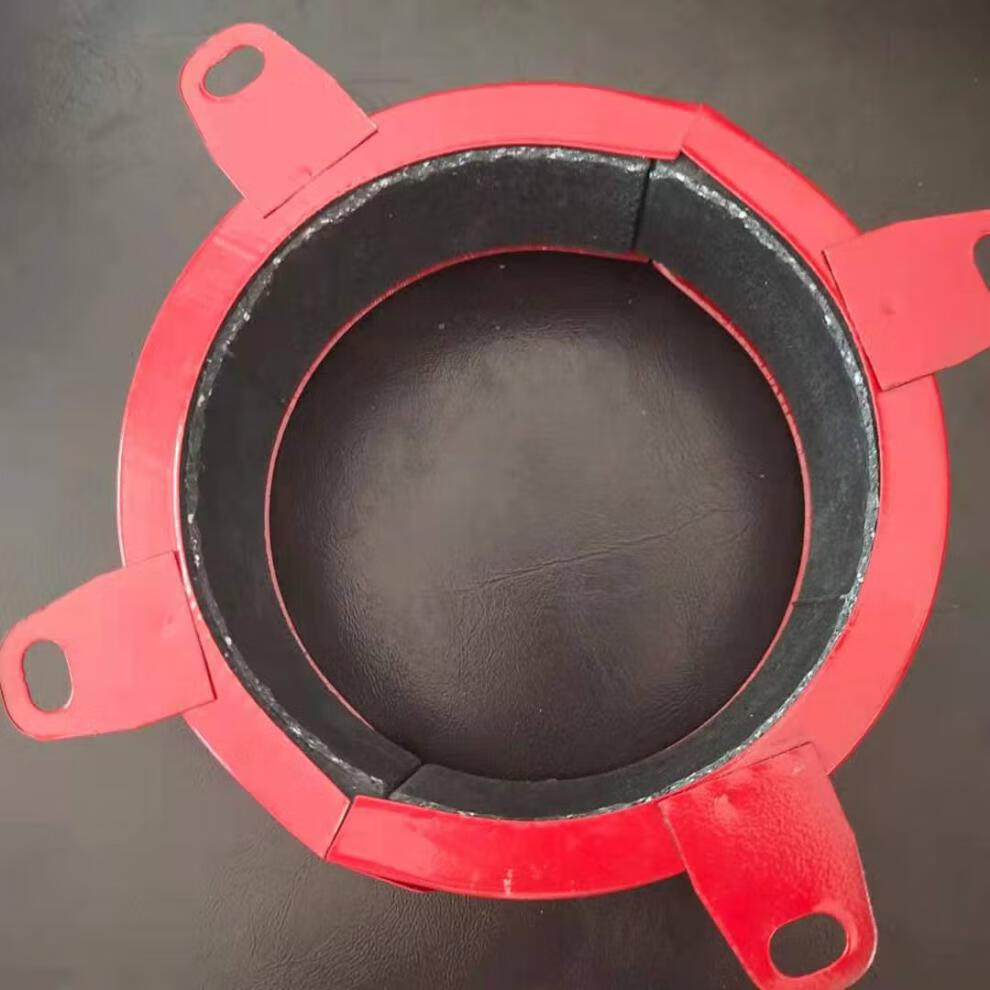 110阻火圈 带螺丝阻火圈 塑料管道阻火圈 红色四角阻火圈规格全谦设