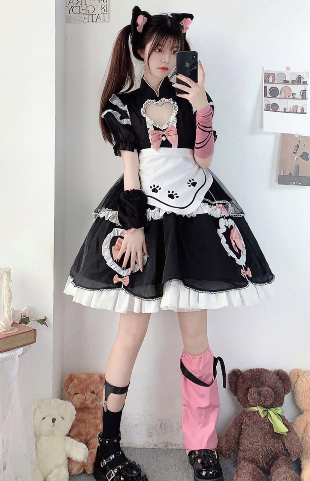 双子lolita裙op闺蜜双子lolita洋装日常洛丽塔女仆装软妹连衣裙女现货