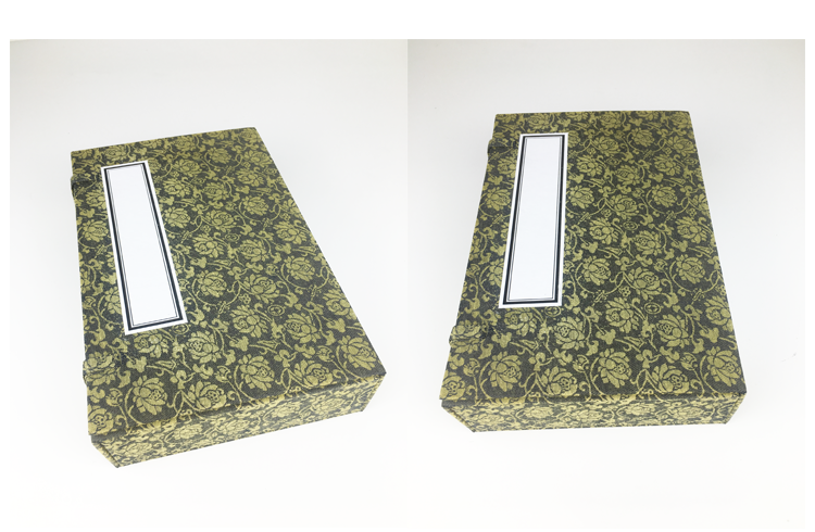 简霓函套定制 线装书函套书套古书盒 家谱族谱盒子定做 26*16*4cm