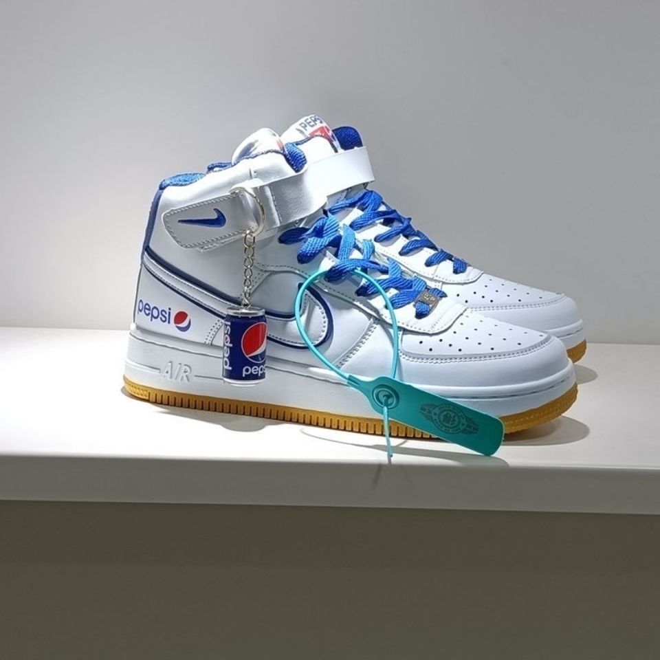 官网同款新款百事可乐联名空军一号男女低帮运动休闲鞋情侣板鞋莆田