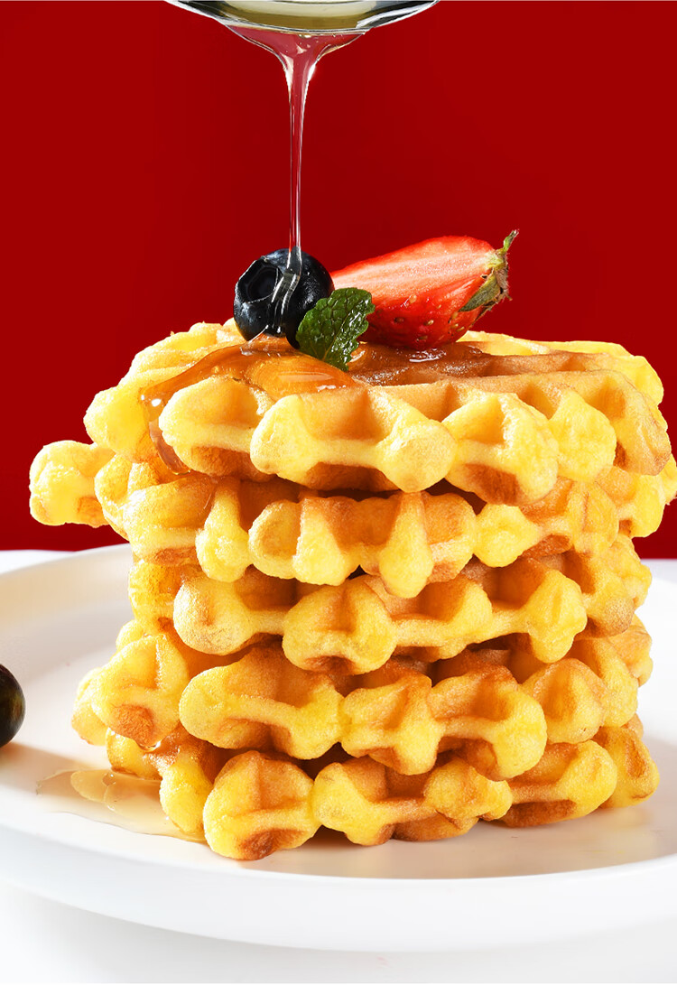 网红小零食手撕华夫饼早餐家庭装儿童代餐黄油软华夫5