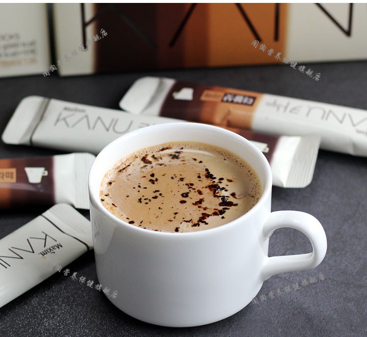 韩国咖啡麦馨135x1x1g多规格卡奴双倍拿铁咖啡粉韩国进口kanu速溶原味