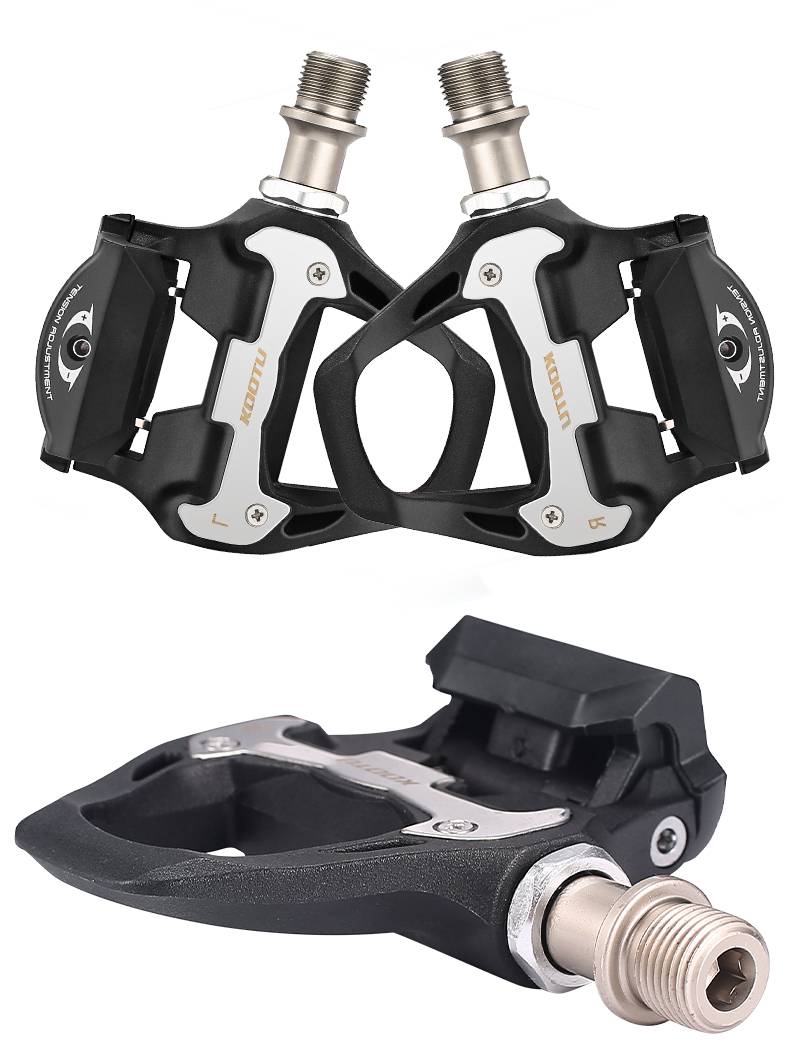 良雫kootu公路自行车kootu自行车锁踏公路车锁踏自锁通用型培林锁踏带