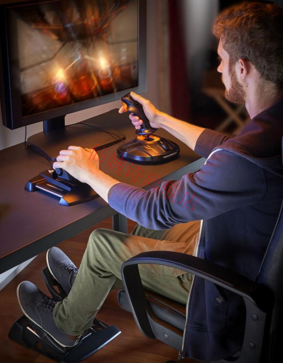 全新升级五分科技图马思特t16000m飞行摇杆民航空战模拟家用疣猪图