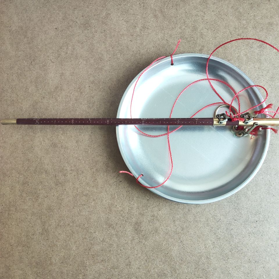 老式木杆秤盘秤盘称手提秤精品木杆秤老式盘称带盘钩秤盘秤家用秤 5