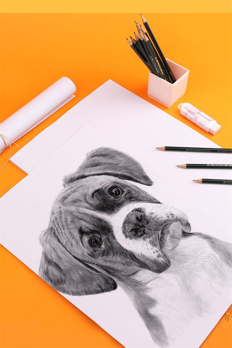 4k8k素描纸水粉纸4开8开初学者美术生学生儿童画加厚速写绘画彩铅2包