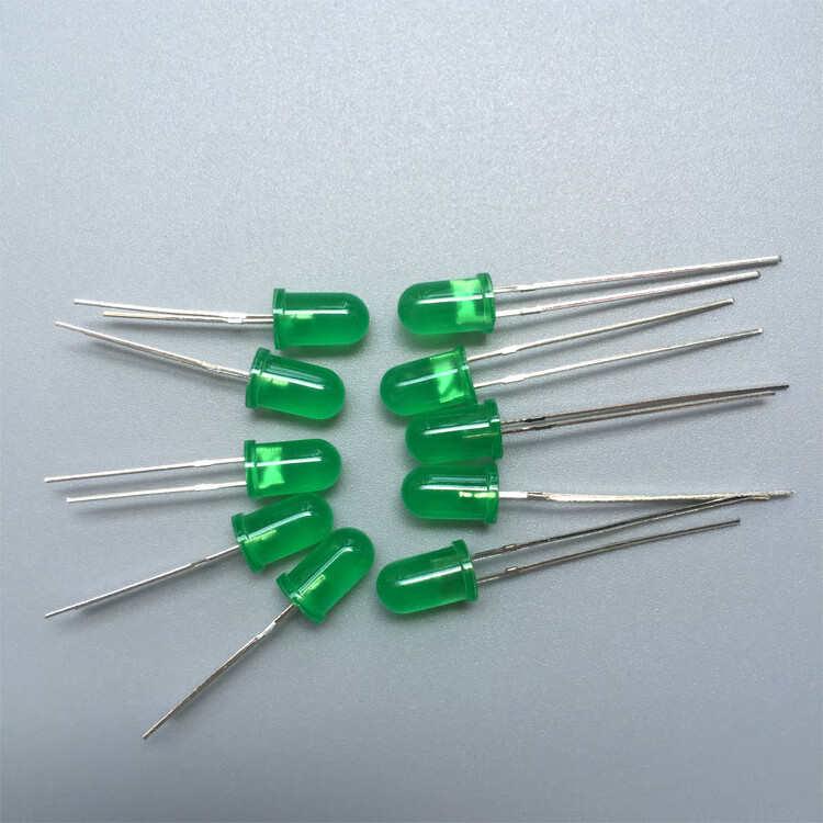 3mm5mm发光二极管指示灯f3f5红发红蓝黄绿橙白光色led灯珠高亮 蓝发蓝