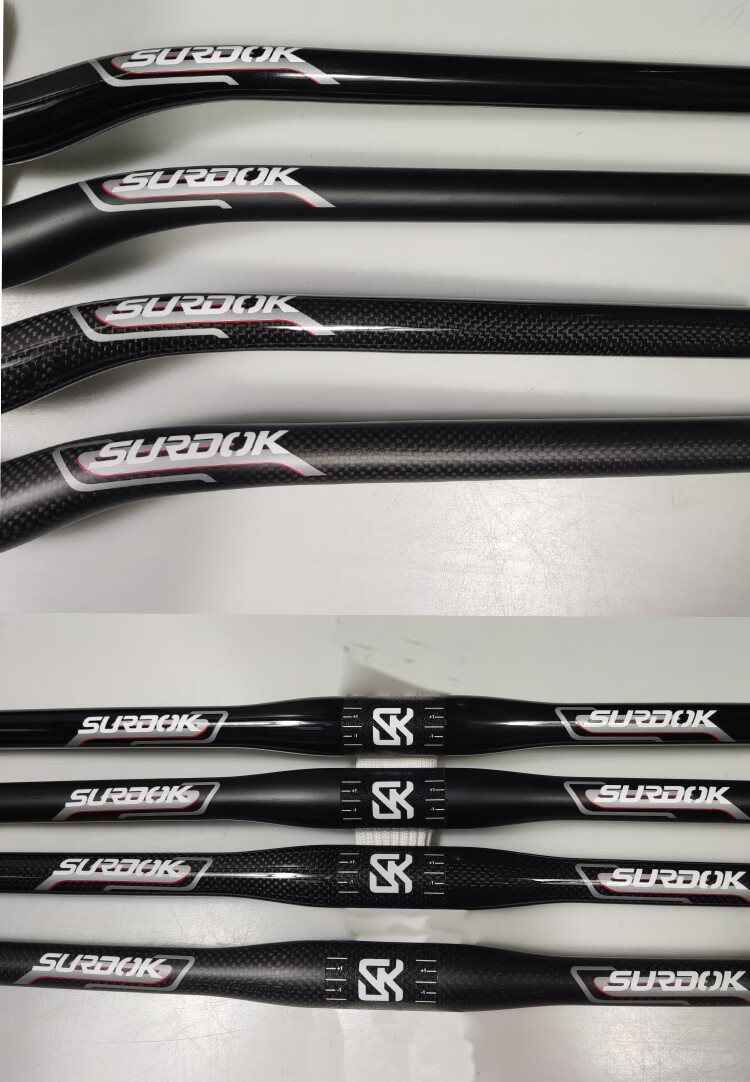 山地车燕把碳纤维超轻全碳纤维把横改装山地车直把自行车直把燕把3k纹