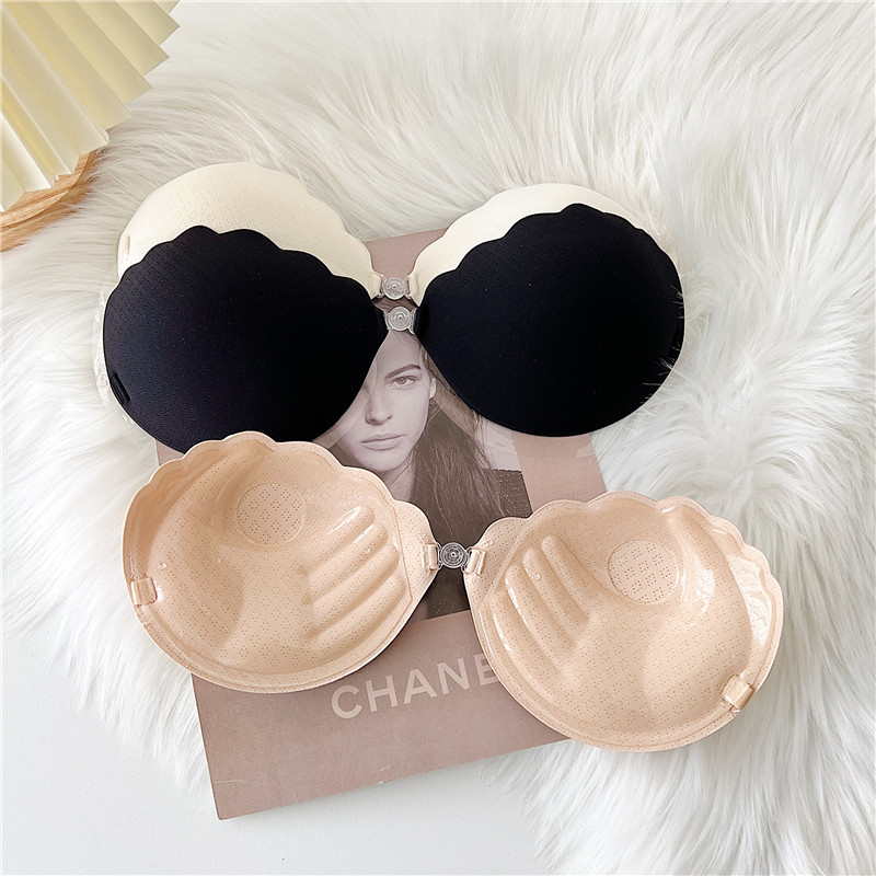 硅胶隐形文胸小胸聚拢婚纱上托加厚防滑胸贴礼服乳贴无痕美背内衣