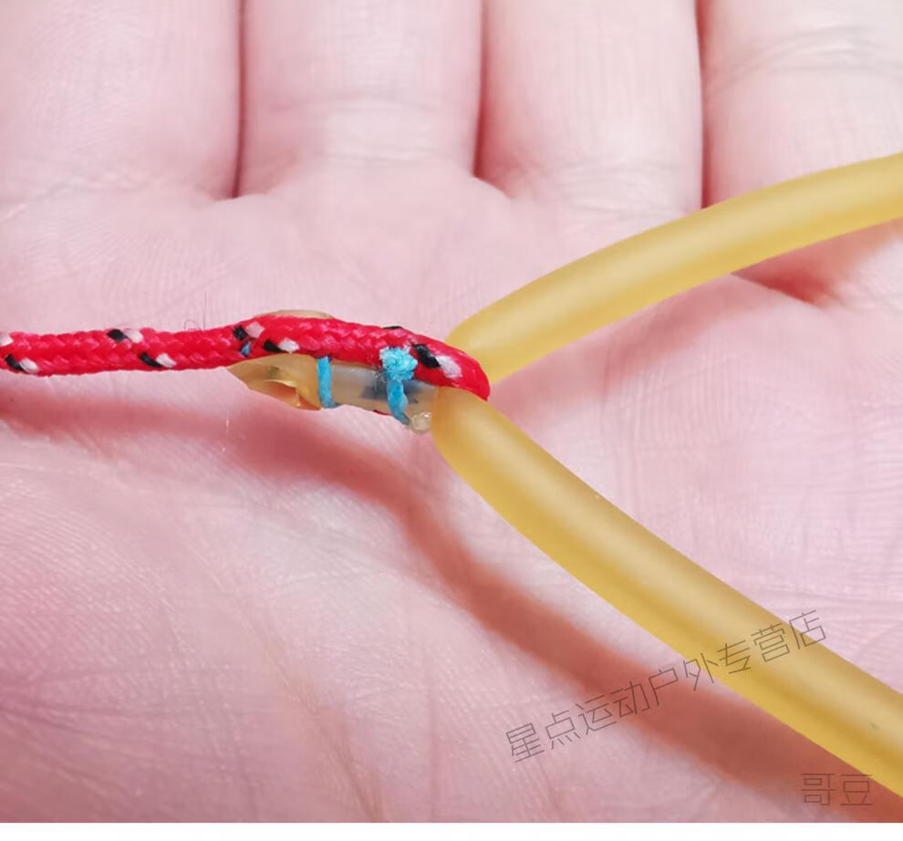 弹弓射鱼皮筋 传统弹弓高弹皮筋组射鱼镖皮筋专用镖弦打鱼内穿皮筋