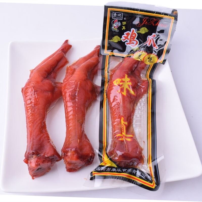 曹记味真 乡巴佬风味鸡爪35g乡吧佬卤味零食小吃凤爪鸡爪子a 卤味鸡爪