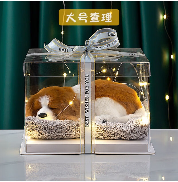 会叫仿真猫咪会叫童节生日送女友老婆闺蜜女孩玩偶仿生假猫 成品包装