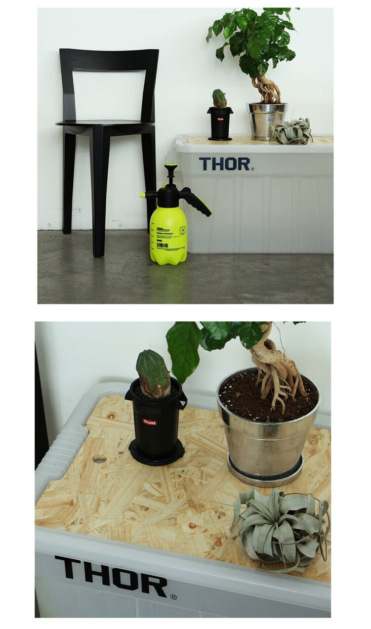 thor收纳箱 thor带盖密封露营箱大容量搬运箱日本人气车载收纳户外