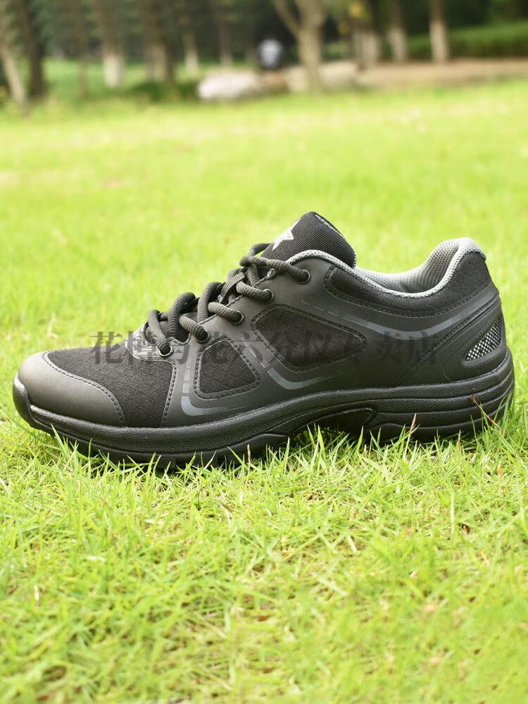 花樽与花 19新式体能训练鞋体能鞋男黑色夏季网眼户外跑步鞋运动鞋超