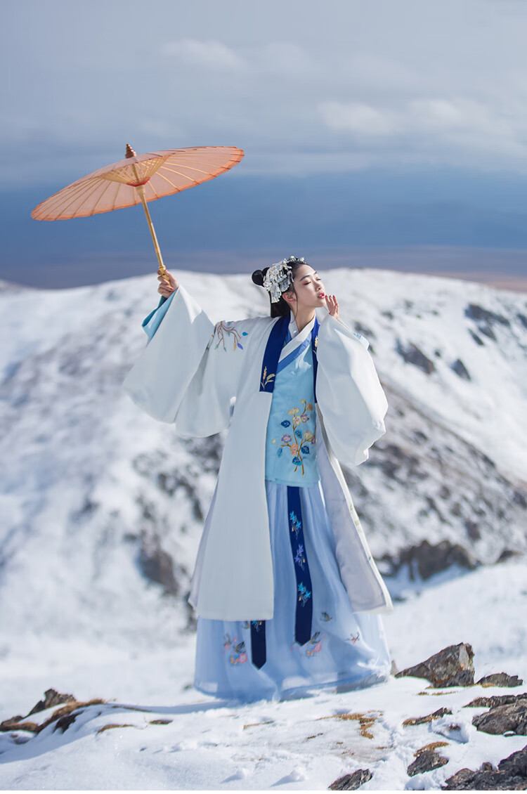 风回雪汉服女成人古装原创正统演出服学生中国风新品仙袄裙披风秋冬仅