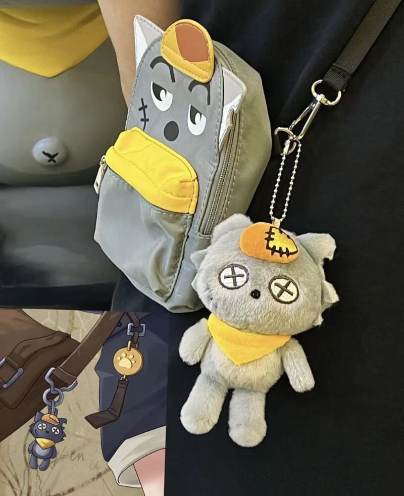 双十一新品抖音同款灰太狼挂件小红书灰太狼毛绒玩具公仔送男女孩生日