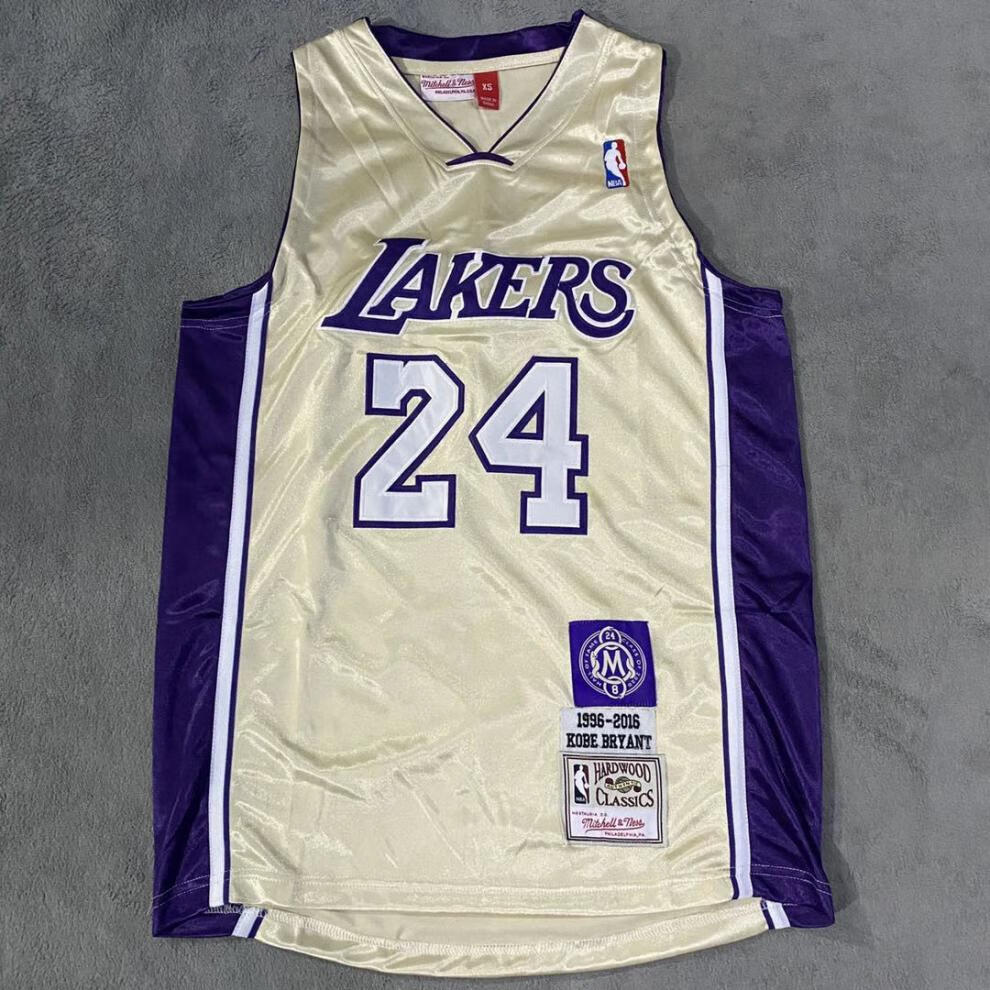 腾讯体育官方旗舰店同款名人堂纪念球衣24号名人堂紫金篮球服刺绣蓝