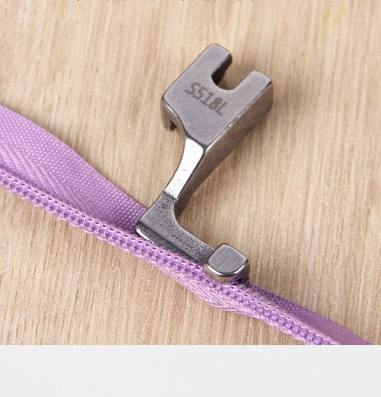 隐形拉链专用压脚上拉链专用神器缝纫机配件大全压脚单边压脚平车