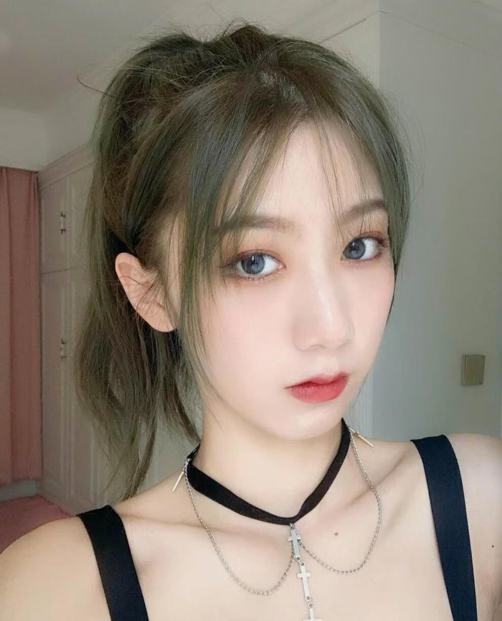 闷青亚麻色染发剂秋冬流行色显白不挑肤色染头发膏无需褪色 闷青亚麻