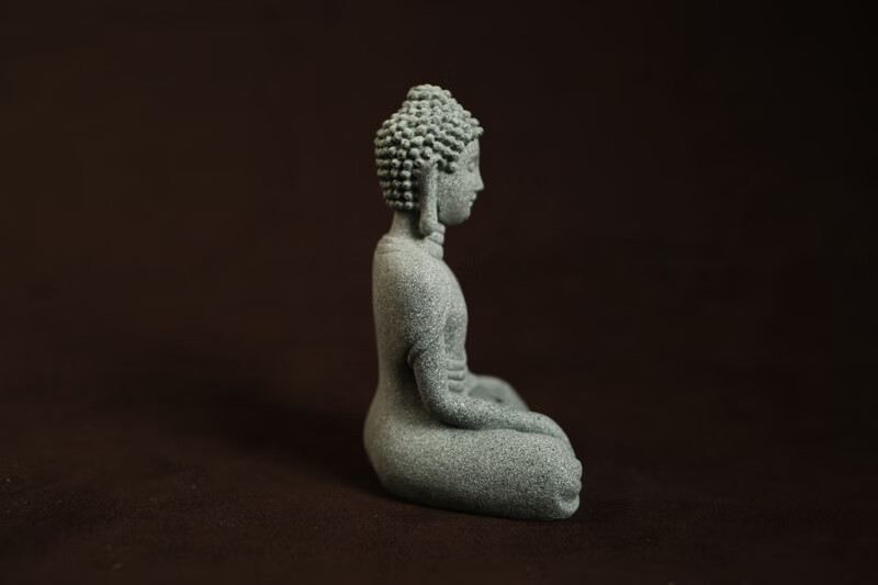 考试前拜拜 静一静 小坐佛 摆件 佛像石佛石头 小坐佛【图片 价格