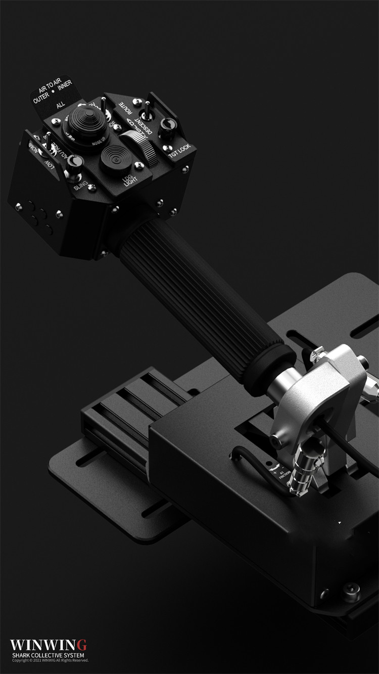 模拟飞行摇杆ka50 直升机总距杆 猎户座油门金属节流阀ds米8品质 双子