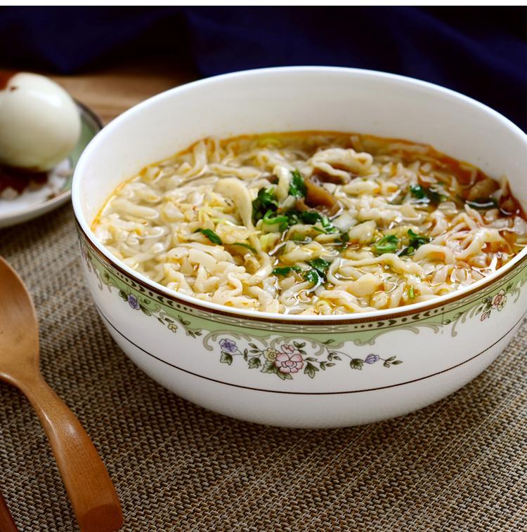 骨质瓷7英寸 大号拉面碗汤碗大碗泡面碗沙拉陶瓷家用微波炉骨瓷 7英寸