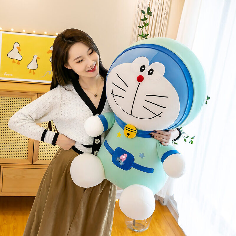 叮当猫玩偶公仔胖子宇航员变身哆啦a梦小玩偶毛绒玩具安抚超软布娃娃