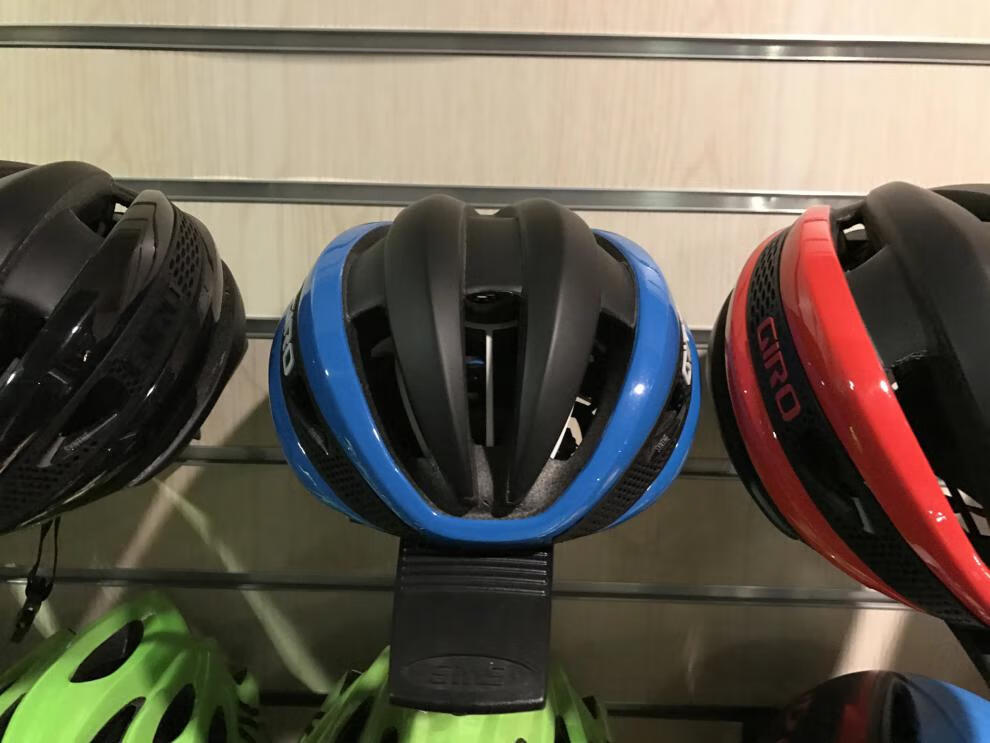 美国giro synthe mips公路车轻量骑行竞赛自行车头盔 黑红m【图片