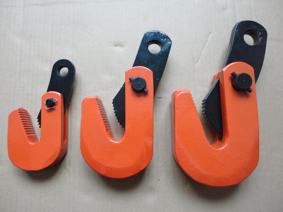 62.53.2510t合金钢板横吊水平起重钳吊钩吊钳索具夹具钳 1.