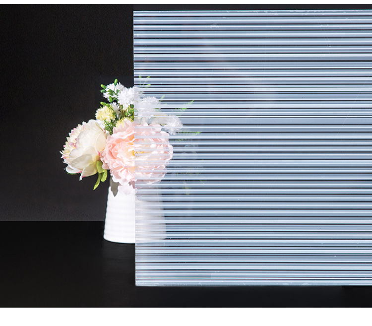 磨砂玻璃贴膜免胶磨砂条纹玻璃贴膜透光不透明办公室隔断玻璃门窗户纸