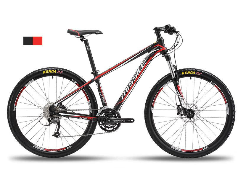 米赛尔山地车 missile米赛尔逐浪300 27速铝合金内走线油碟变速轻量