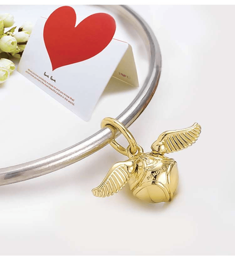 哈利波特金色飞贼项链 联名系列金色飞贼项链女金探子毛衣链女友七夕