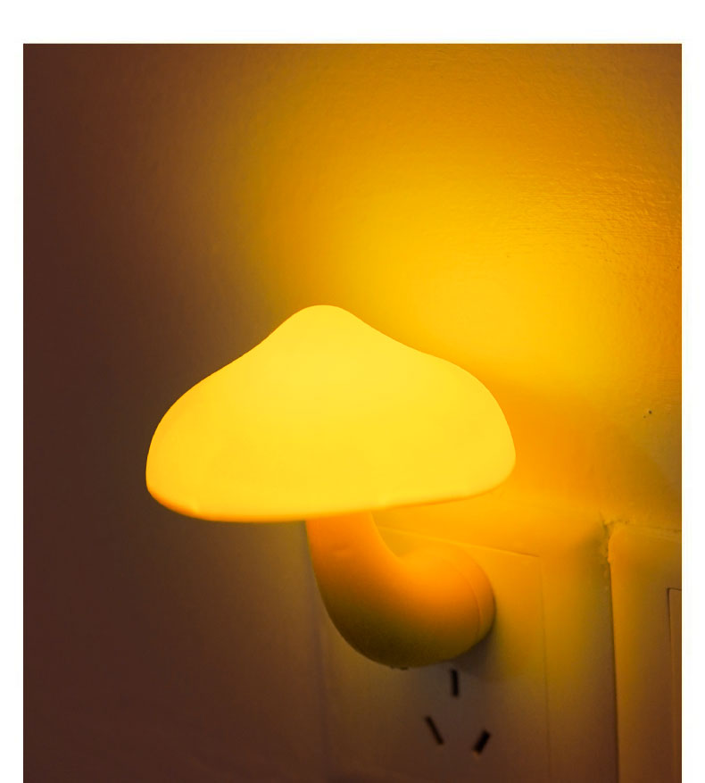 街米品质同款 ins可爱蘑菇灯床头小夜灯光控感应卧室睡眠起夜灯氛围灯