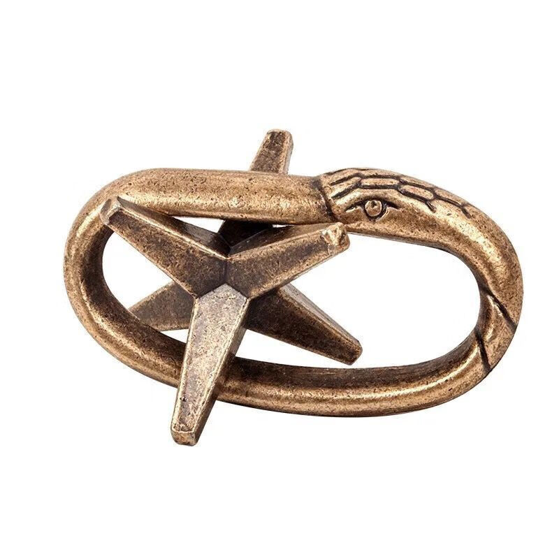 69魔puzzle金锁10级box盒子 魔锁锌合金解锁解环学生成人高智商烧脑