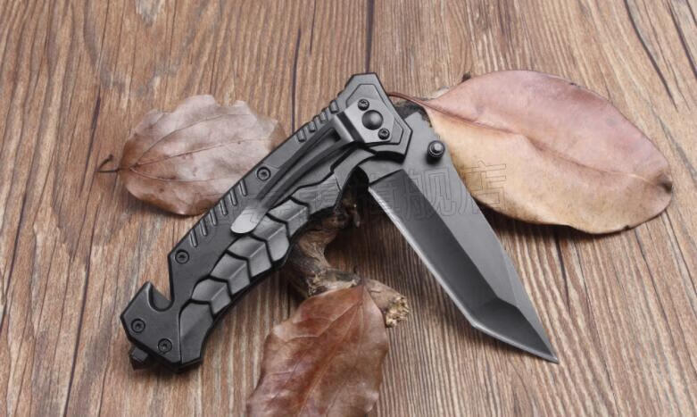 【官方旗舰】弹簧自动伸缩刀钢随身小刀户外折叠刀多功能防身刀具家用