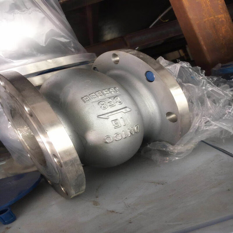 hc41x-16c/16p 铸钢/不锈钢消声法兰止回阀 304立式止回阀 逆止阀 316