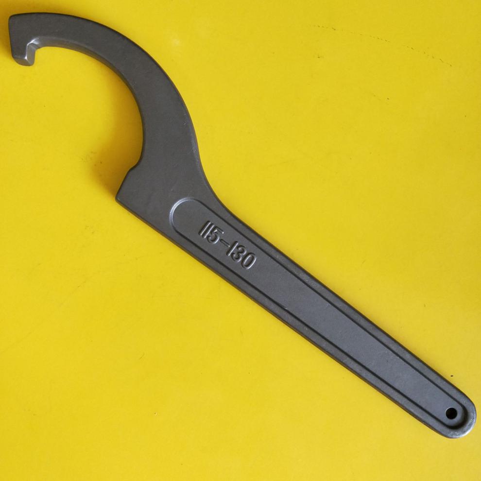 钢特月牙扳手多规格钩形圆螺母扳手侧面钩孔扳手侧面孔水表盖勾型扳手