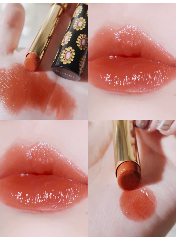 【保税直发】送礼盒 古驰gucci口红 碎花 金管哑光唇膏送女朋友生日
