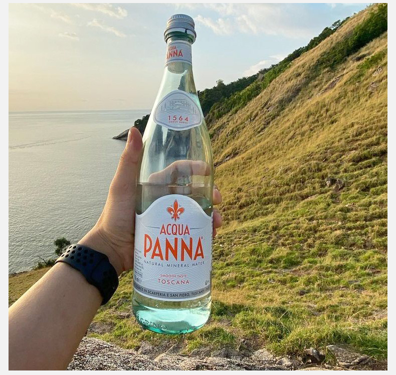 普娜矿泉水意大利acquapanna天然饮用水250750ml限定玻璃瓶特惠500ml