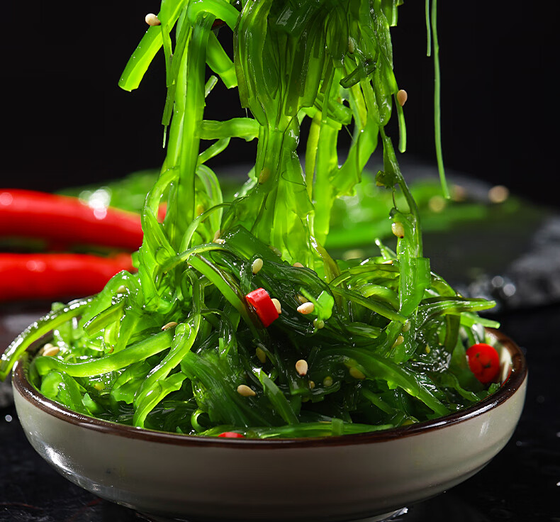 海草沙律裙带菜海藻沙拉特级海菜海带丝日式海白菜海草丝即食中华沙律