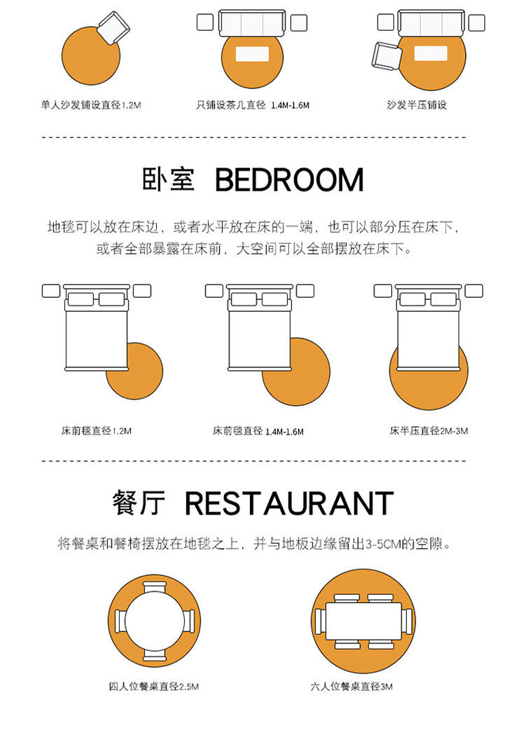 圆形卡通地毯卧室儿童房床边吊椅圆毯客厅茶几防滑垫子电脑椅圆垫y19