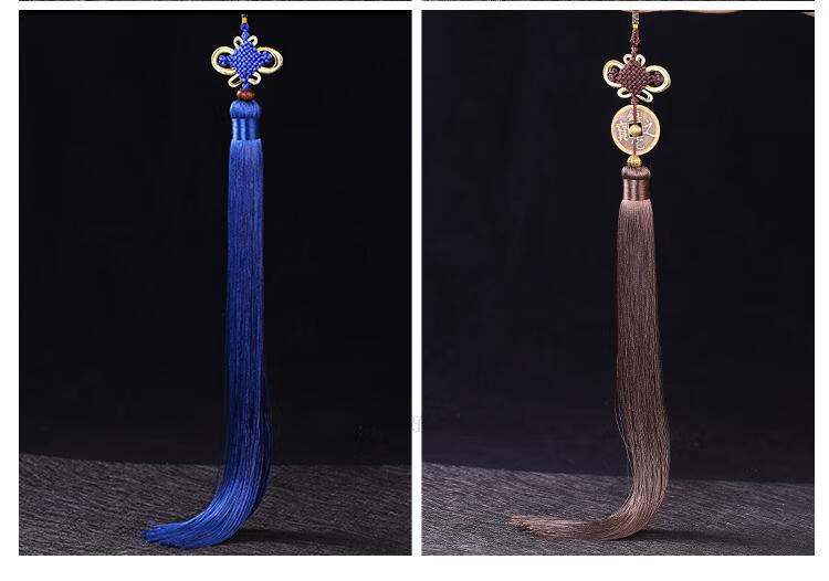 冰丝剑穗太极剑穗古风宝剑长穗冰丝吊穗挂件长穗剑中国结流苏穗子剑穗