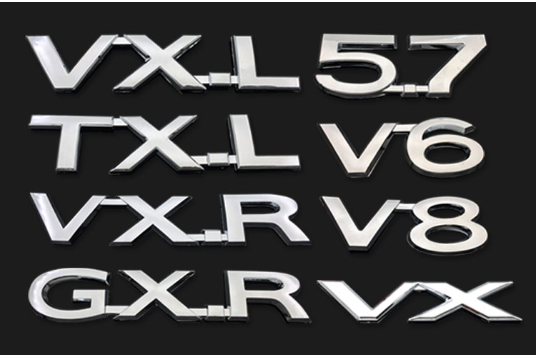 7字母标车标贴后尾标 5.
