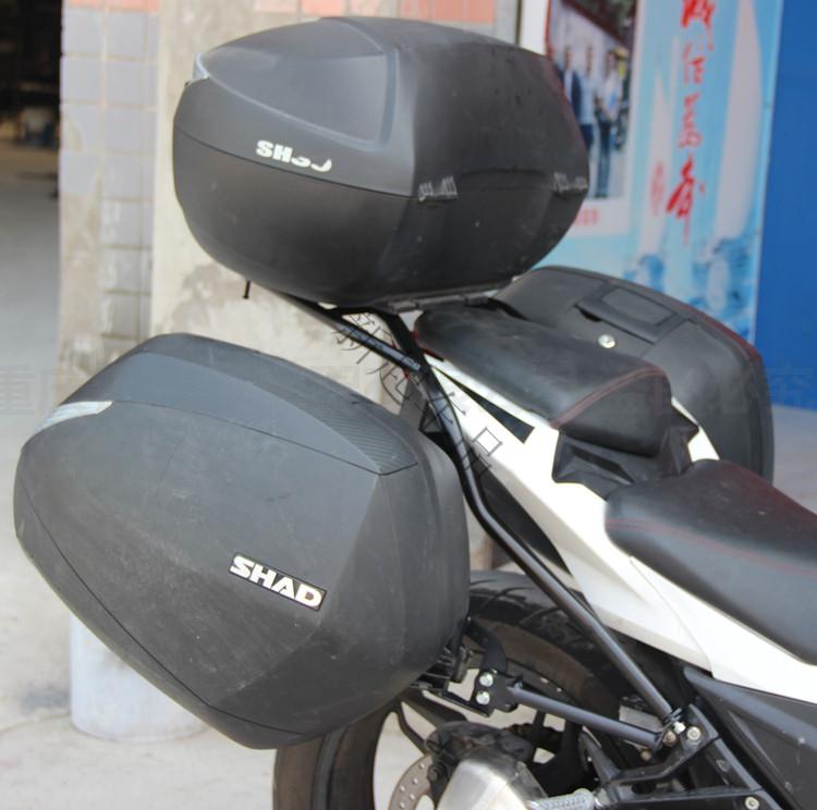 适用于光阳赛艇300黄龙gw250本田cb190r战鹰春风nk400 夏德边箱 36升