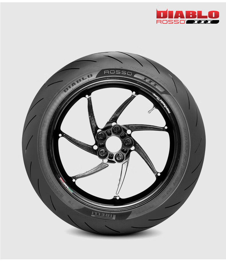 摩托车半热熔轮胎倍耐力恶魔3三摩托车1101201801905570zr17寸19055zr