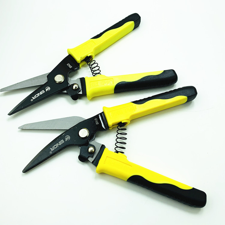 电工剪银色不锈钢多用剪电子剪多功能线槽剪吊顶剪刀韩国合资花信剪不