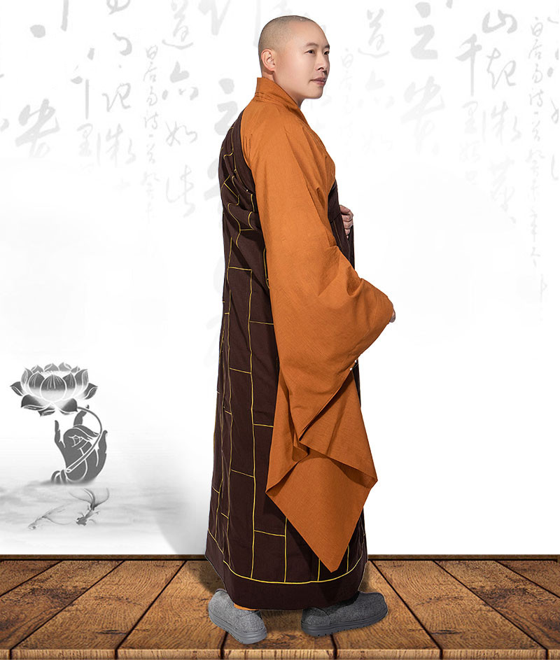 祖衣袈裟金边法衣僧衣僧服佛教僧人大法师金线搭衣和