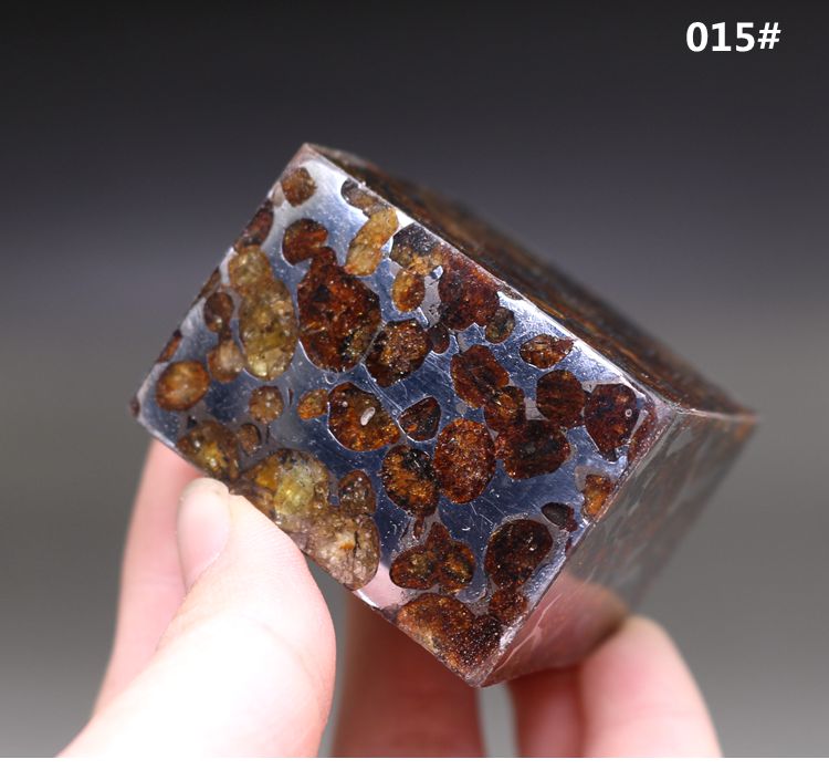 福禄虎肯尼亚橄榄陨石 陨铁原石 橄榄铁陨石定制款 008【图片 价格