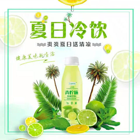 利妙财风达汇风味饮料夏季果味瓶装蓝莓味白桃味青柠味果汁 混装口味