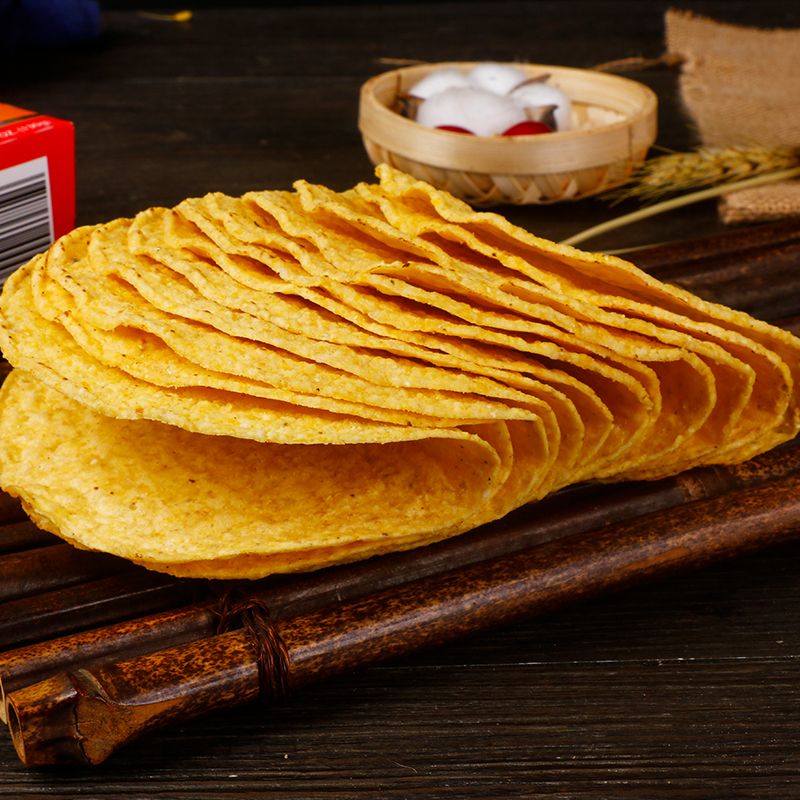 麦西恩6英寸黄色玉米饼851g 60片墨西哥taco塔可玉米卷饼杂粮面饼 6